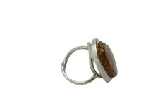 Anello Domar Donna Ambra in Argento Ambra AMBER-AN-2-280 - AMBER-AN-2-280